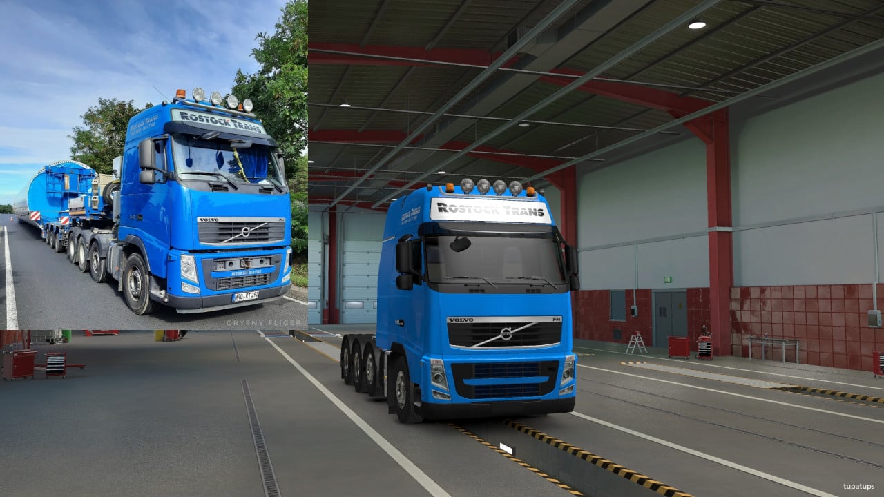 Rostock Trans Skin for Schumi's Volvo FH&FH16 2009 Reworked